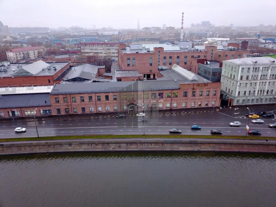 Вид сверху на loft(Наше местонахождение Москва Павелецкая набережная 2с2